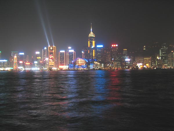 香港の綺麗な夜景写真